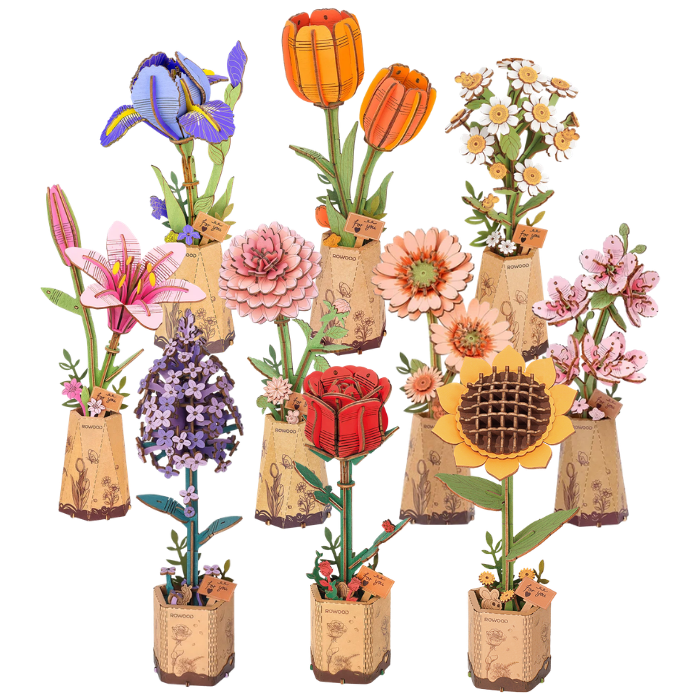 Rowood Wooden Flower Craft Kit