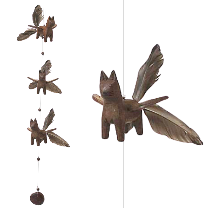 Wooden Animal Whirly Mobile