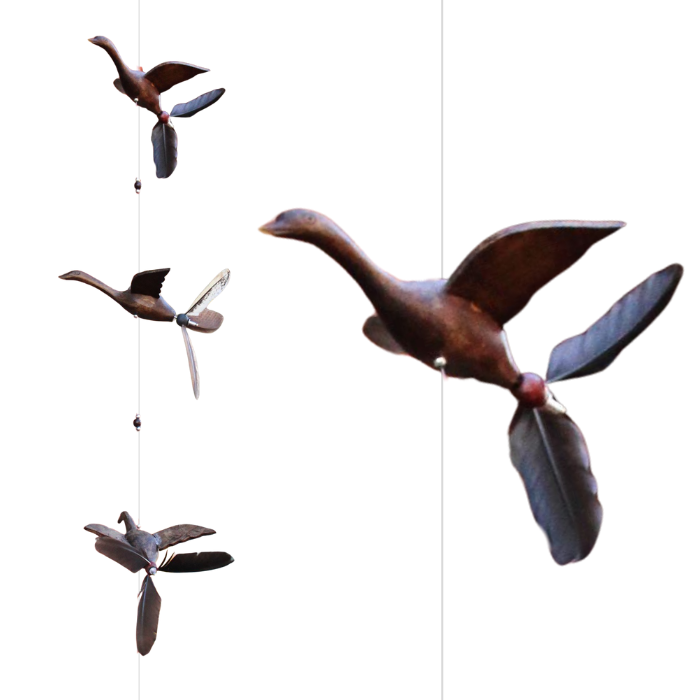 Wooden Animal Whirly Mobile