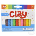 12pc Rainbow Clay