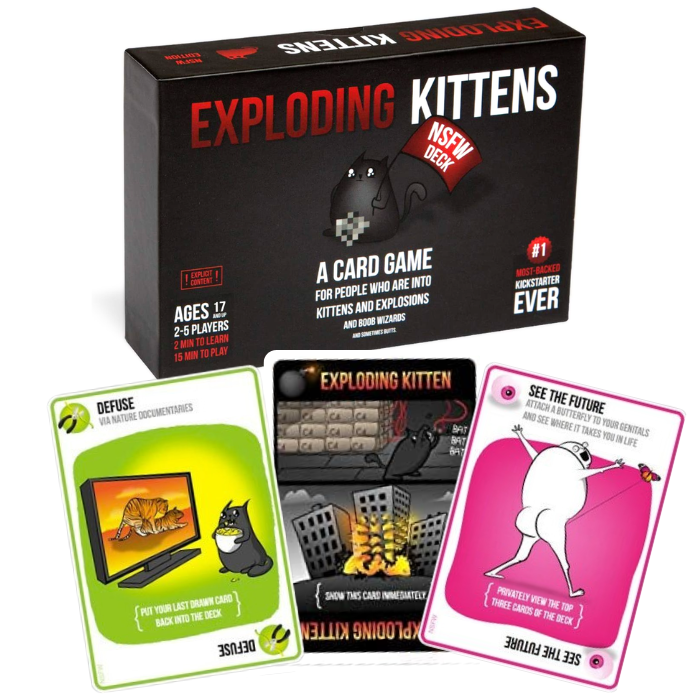 Exploding Kittens NSFW Deck