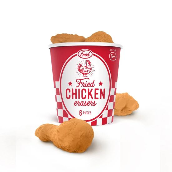 Fried Chicken Erasers
