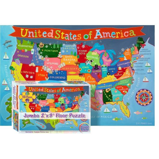 Kid's U.S.A. Floor Puzzle