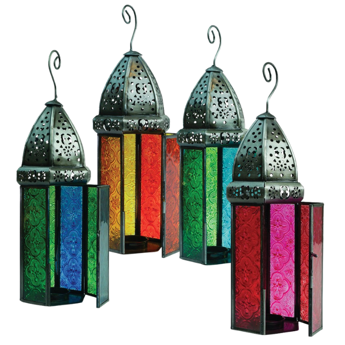 Large Hex Tealight Lantern