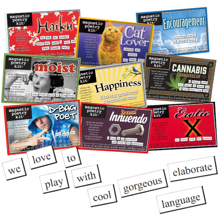 Magnetic Poetry Themed Sets