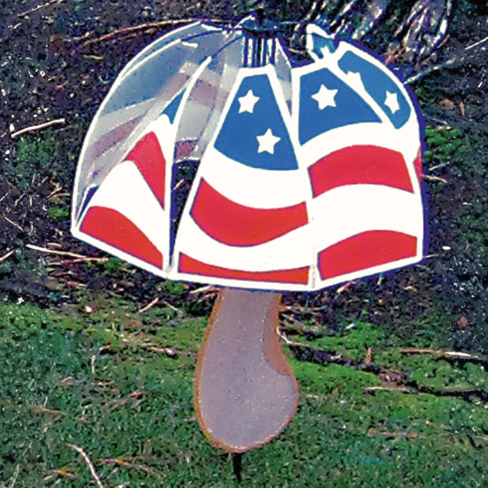 Stars & Stripes Magic Mushroom Lawn Spinner