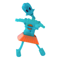 Noggin Bop Teal w/ Skirt Dancing Wind-Up Toy