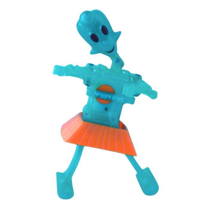 Noggin Bop Teal w/ Skirt Dancing Wind-Up Toy