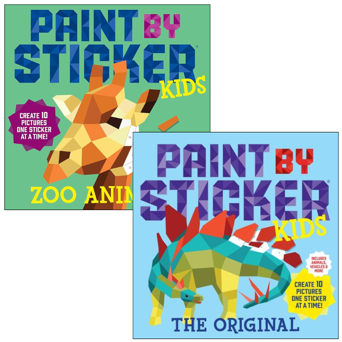 Kids Paint By Sticker Book