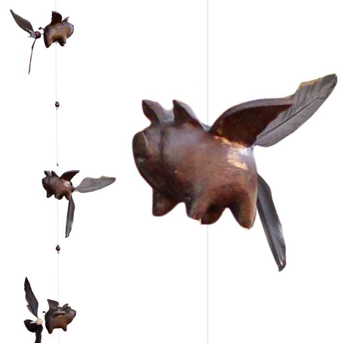 Wooden Animal Whirly Mobile