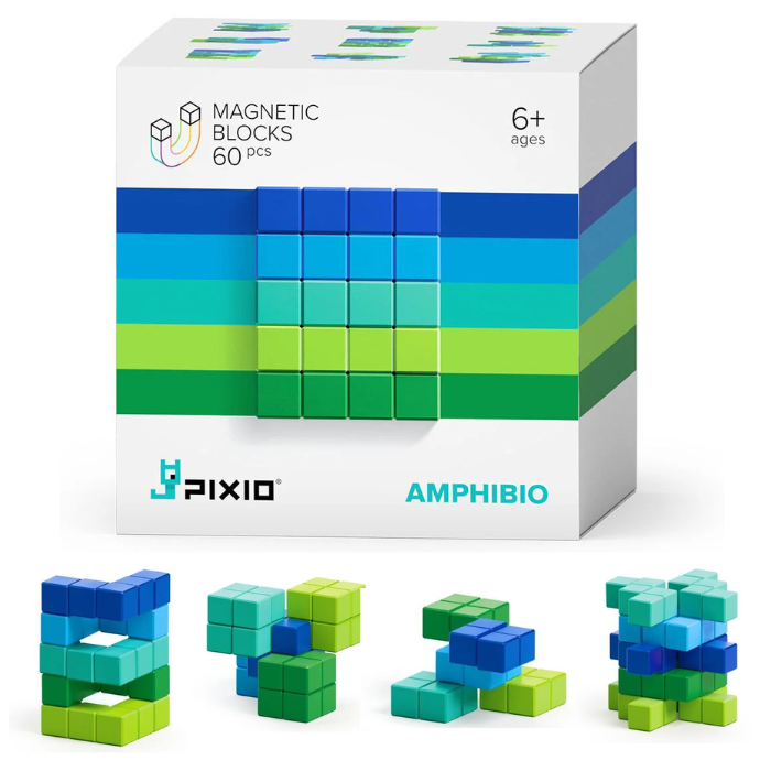 Pixio Magnetic Building Blocks - Amphibio Set
