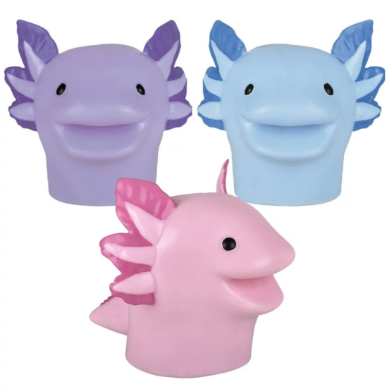 Axolotl Rubber Puppet