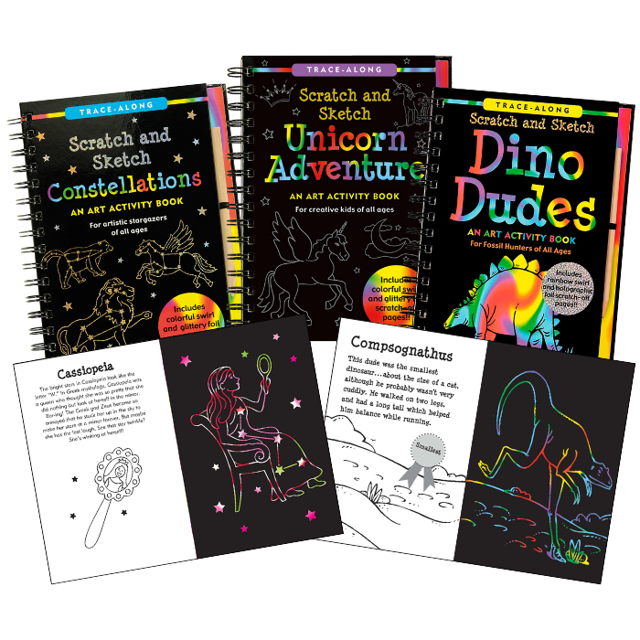 Scratch & Sketch Activity Book