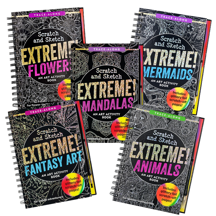 Extreme Scratch & Sketch Activity Book