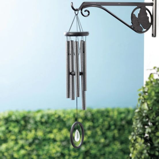 Small 'Crystal Silence' Silver Chime