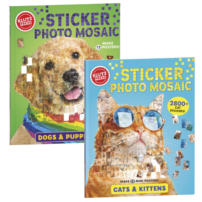 Photo Mosaic Sticker Book: Dogs & Puppies