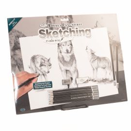 Large Wolves Sketch Kit
