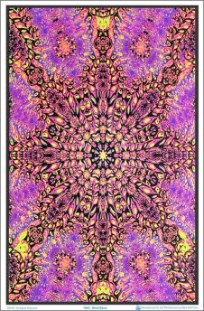 Mind Bend Black Light Poster