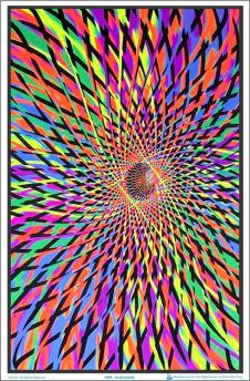 Andromeda Black Light Poster