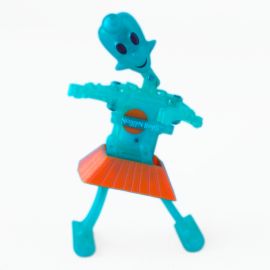Noggin Bop Teal w/ Skirt Dancing Wind-Up Toy 
