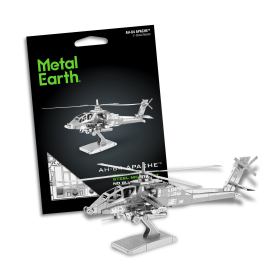 Metal Earth: AH-64 Apache Helicopter Metal Model Kit