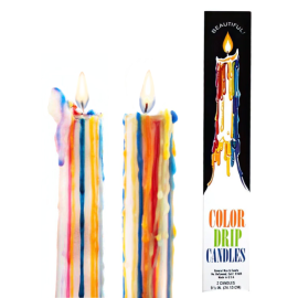 Color Drip Candle (2pk)