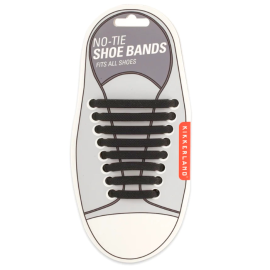 Black No-Tie Shoe Bands