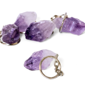Amethyst Keychain