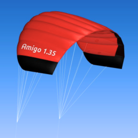 SpiderKites Amigo 1.35-Red