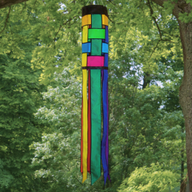 40" Rainbow Weave Windsock