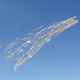 Silver Mylar Windsock