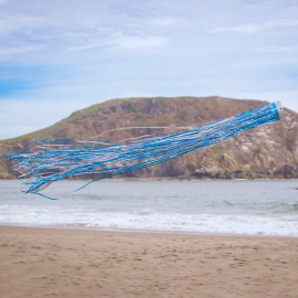 Cobalt Mylar Windsock