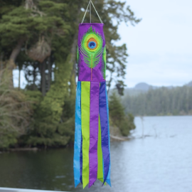 40" Peacock Feather Windsock