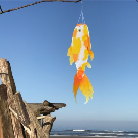 30" Yellow Koi Fishsock