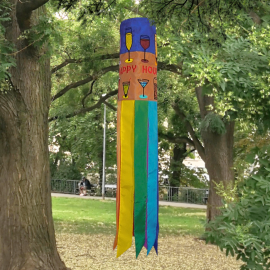 40" Happy Hour Windsock