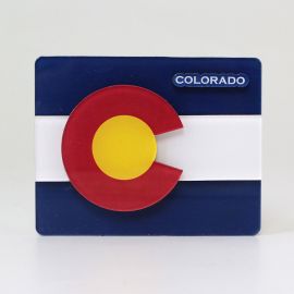 3D Colorado Flag Magnet