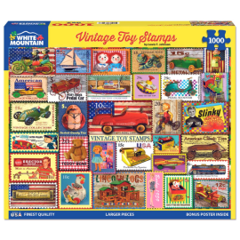 Vintage Toy Stamps Jigsaw Puzzle