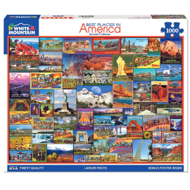 Best Places in America Jigsaw Puzzle