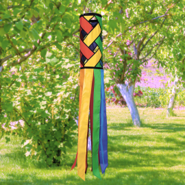43" Rainbow Lattice Windsock