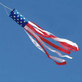 60" Stars & Stripes Patriotic USA Windsock