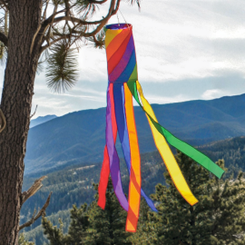 40" Rainbow Swirl Windsock