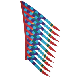 Feathersail Banner Purple/Blue