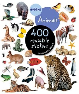 Eyelike Reusable Sticker Book: Animals