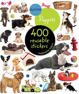 Eyelike Reusable Sticker Book: Puppies