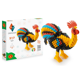 3D Origami Rooster