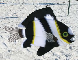 Zebra Tropical Swimming Fish Windsock