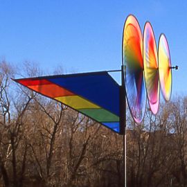 Rainbow Triple Lawn Spinner