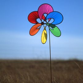 Rainbow Paradise Flower Lawn Spinner