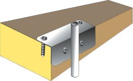 3/8" Deck Mount