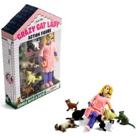 Crazy Cat Lady Action Figure